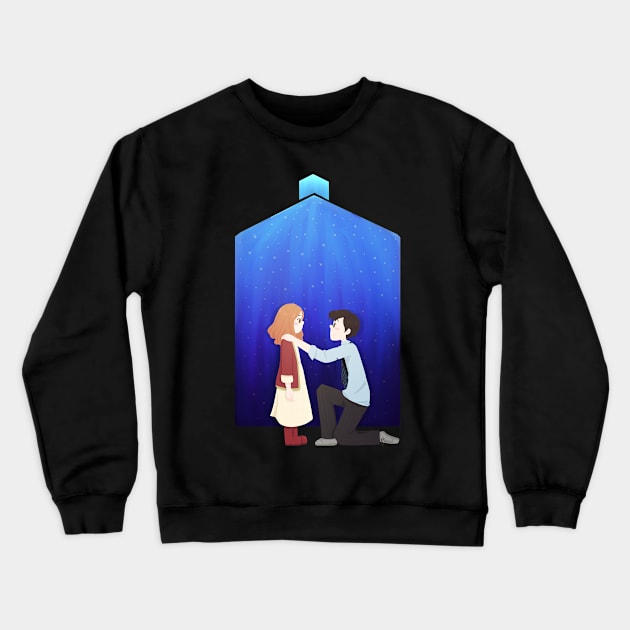 Raggedy Doctor Crewneck Sweatshirt by Limethyst